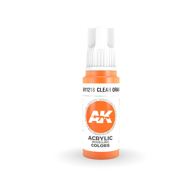 Clear Orange 3rd Generation Acrylic Paint